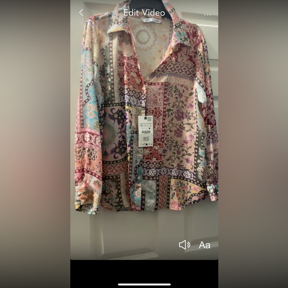 Zara blouse NWT